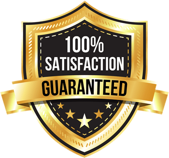 Our 100% satisfaction seal 