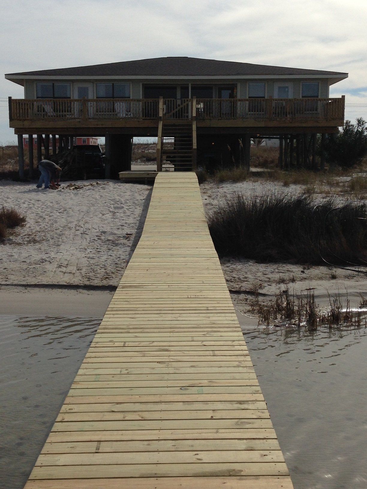 Back Deck in Residential House - Home Improvement in Eastern Shore, AL