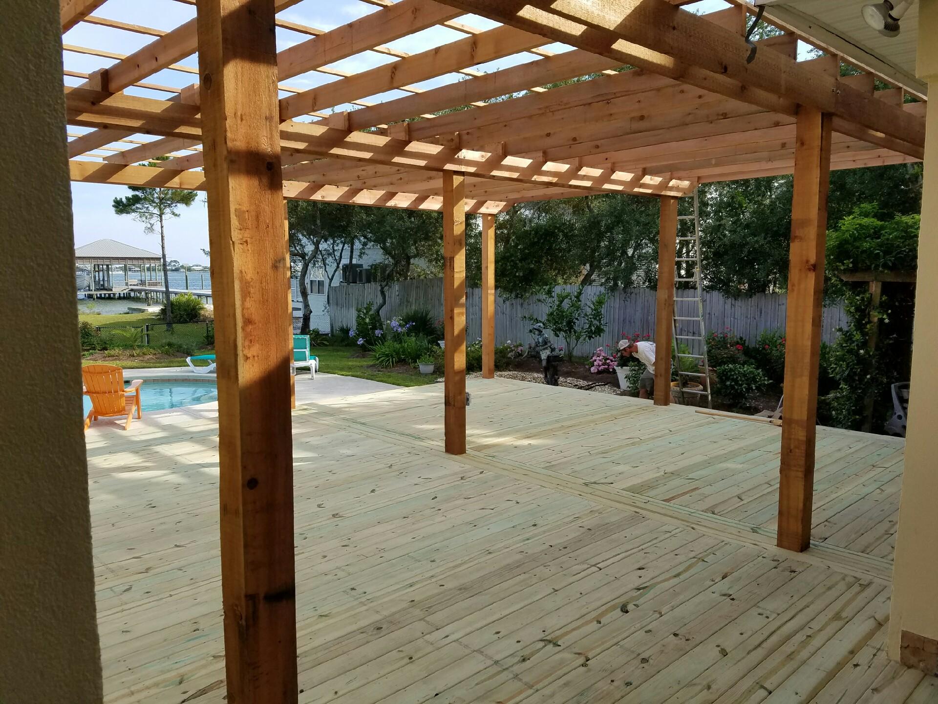 backyard closer view - Home Improvement in Eastern Shore, AL