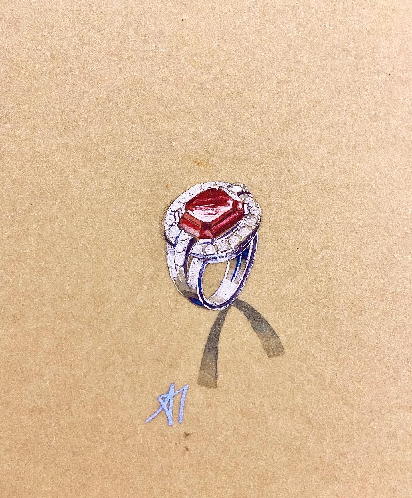 bozzetto creazione gioiello