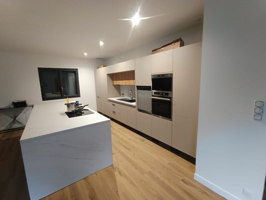 Rénovation d'intérieur réalisée par Debray Agencement, artisan à Yvetot