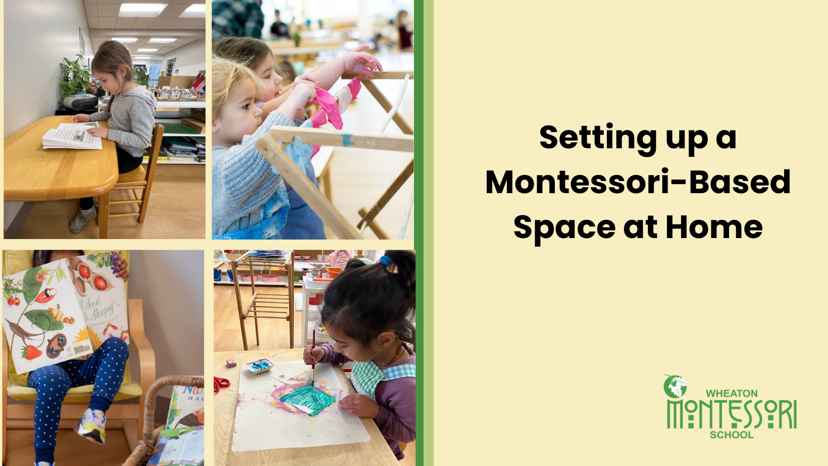 Setting up a Montessori-Based Space at Home