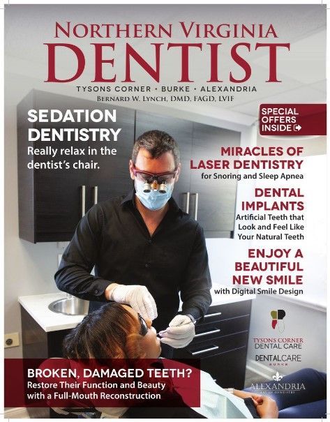 Dr Bernard Lynch of Tysons corner dental care magazine