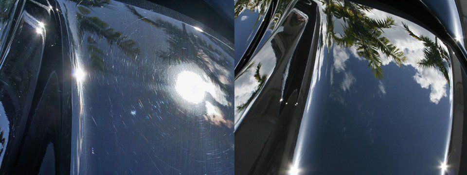 Machine Paint Polishing Before and Afters