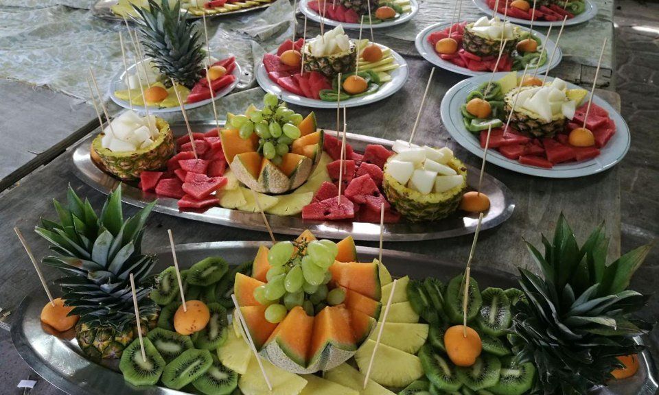 Finger food con frutta fresca