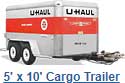 5 By 10 Feet Cargo Trailer — Joliet, IL — Pines Rental