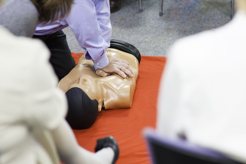 CPR Practice on a Dummy — Newcastle, NSW — Moxey First Aid