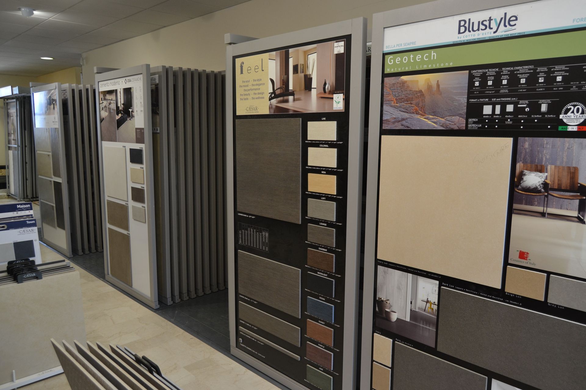 esposizione pavimenti