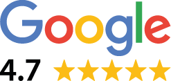 A google logo with four stars on it