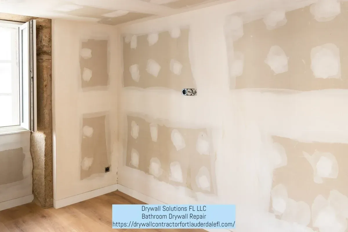 A room with drywall on the walls and a window.