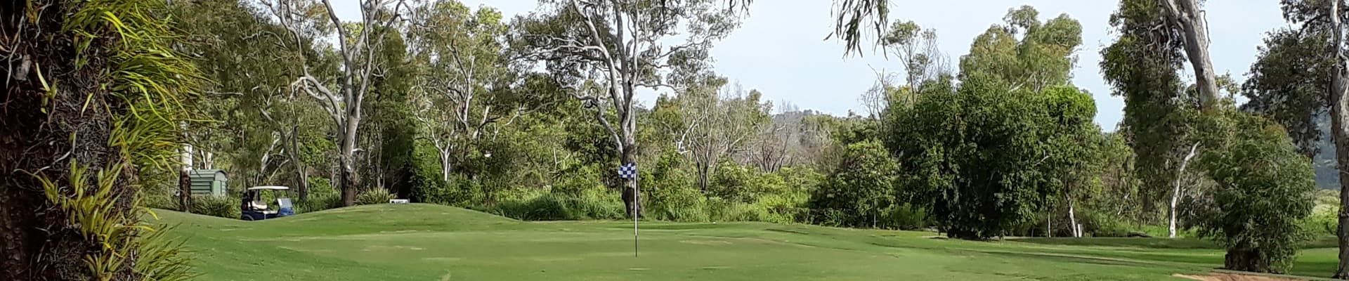 A Lush Green Forest With Trees And Grass On A Sunny Day — Rowes Bay Golf Club In Rowes Bay, QLD