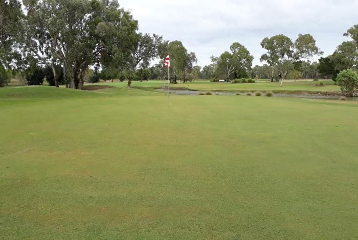 A Golf Course With A Green And Trees In The Background — Rowes Bay Golf Club In Rowes Bay, QLD