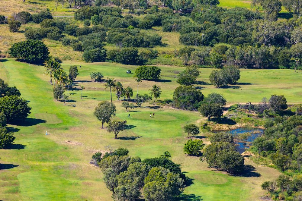 Aerial view of the golf course — Rowes Bay Golf Club In Rowes Bay, QLD