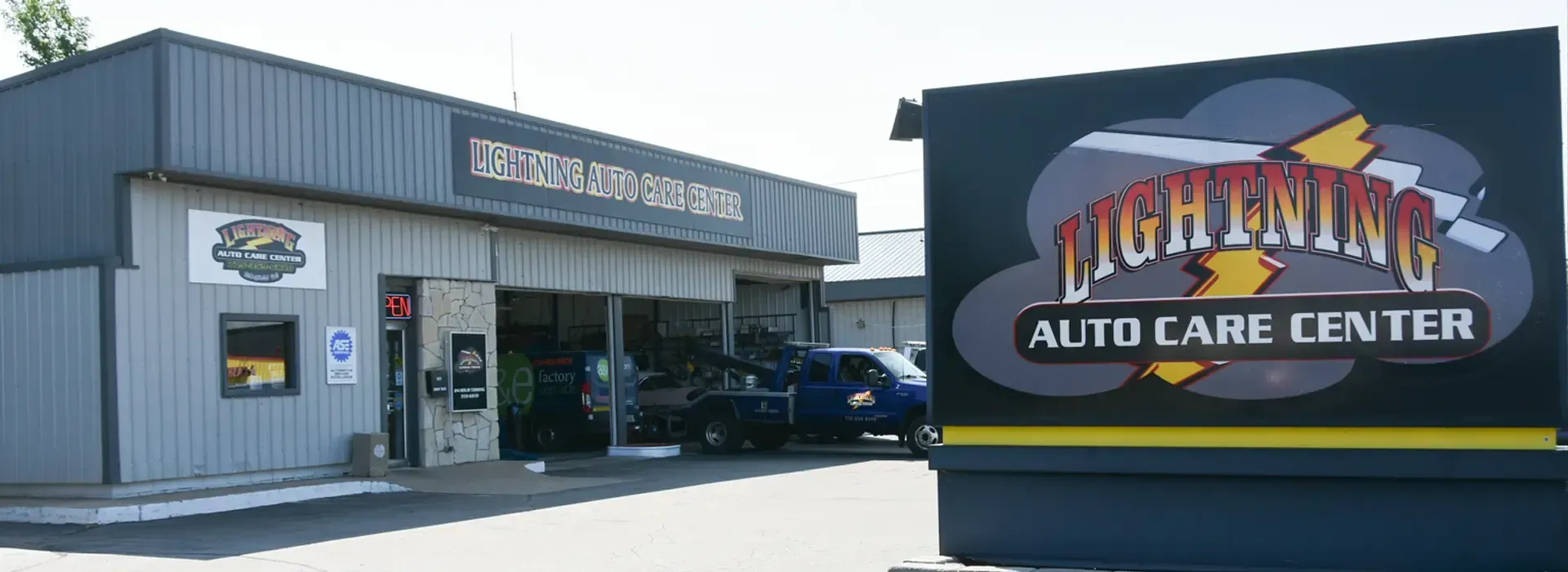 Shop Front | Lightning Auto Care Center