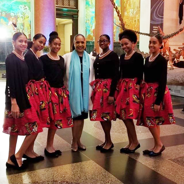 Dancers from Ms. Perry's Preparatory Academy