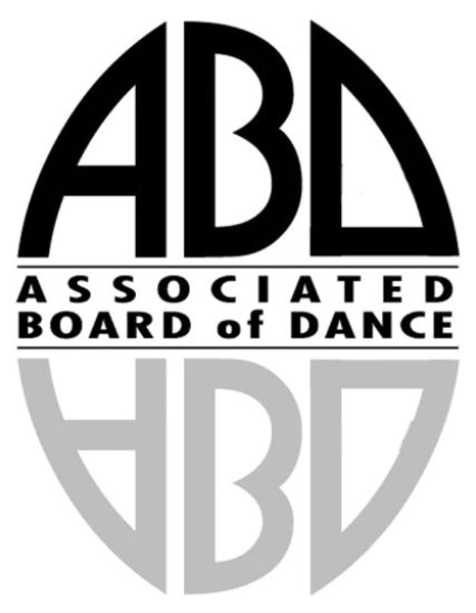 A logo for the abd associated board of dance