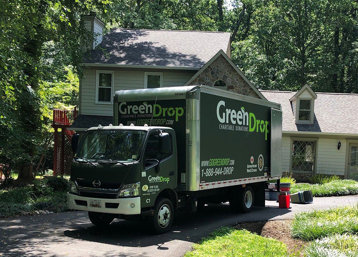 Green Drop Truck — Vienna, VA — Fairfax Estate Sales TFV