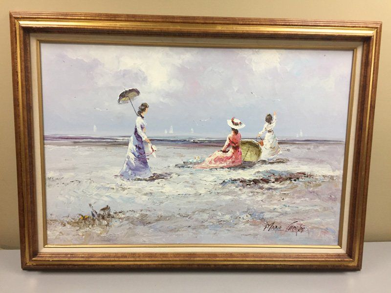Three Women on Painting — Vienna, VA — Fairfax Estate Sales TFV
