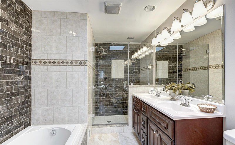 Modern Bathroom — Vienna, VA — Fairfax Estate Sales TFV