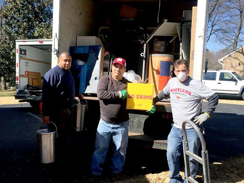 Three Man Loaded Furniture in Truck — Vienna, VA — Fairfax Estate Sales TFV
