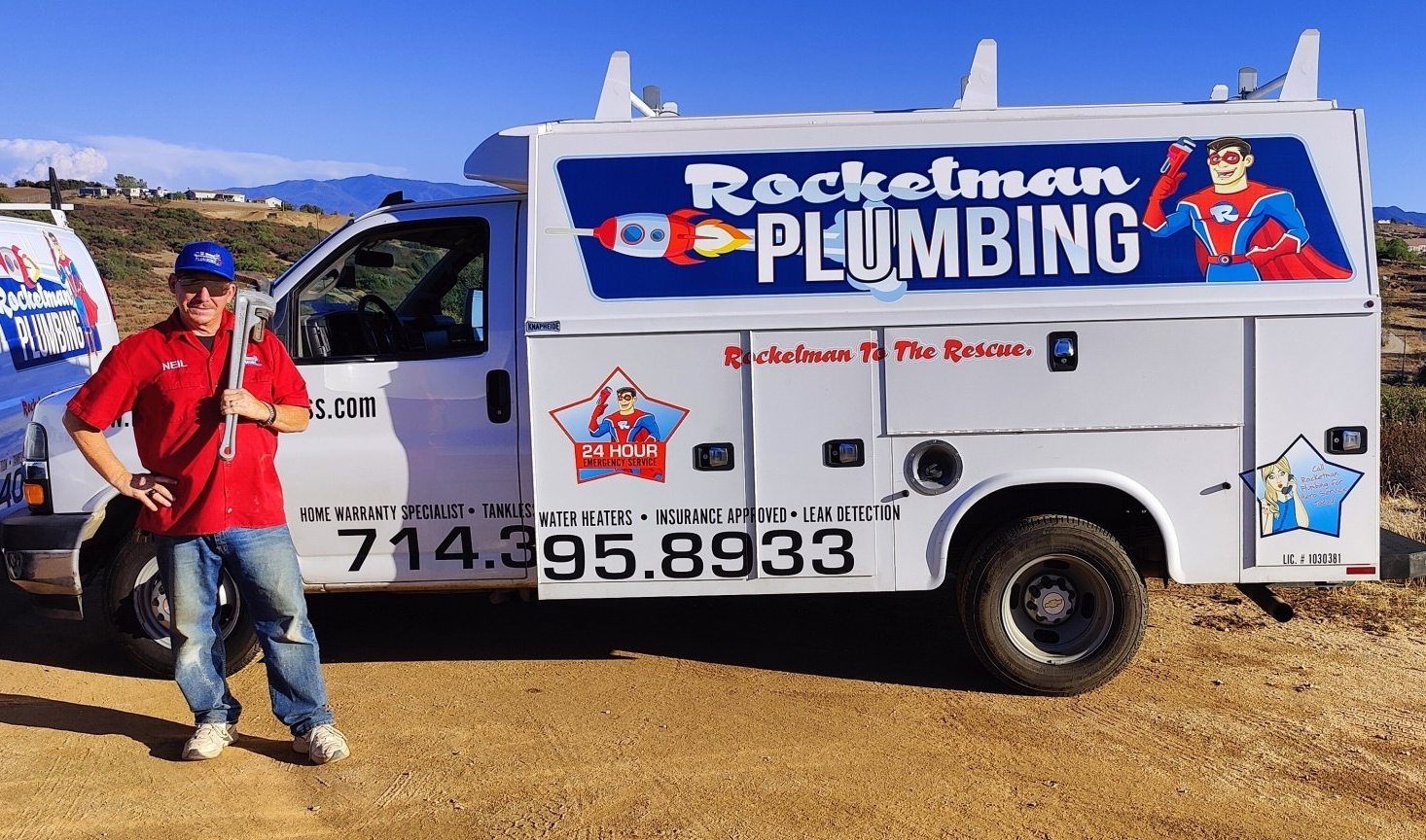 Emergency Plumbers Near Me - 714-395-8933 - Rocketman Plumbing and Rooter in Temecula CA