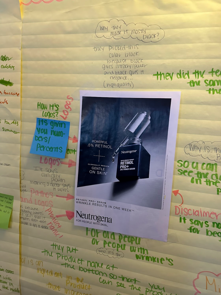 A piece of paper with a picture of a neutrogena product on it