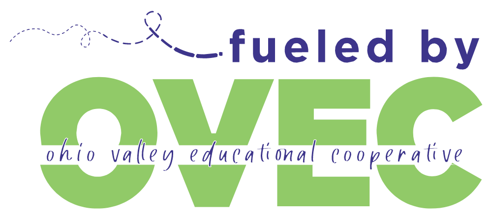 A logo for fueled by ovec ohio valley educational cooperative