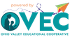 A logo for fueled by ovec ohio valley educational cooperative