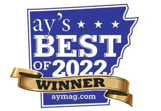 Aly’s Best of 2022 Winner badge in blue, white, and gold with ribbon and aymag.com