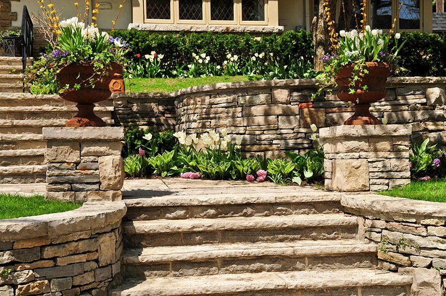 Retaining Walls — Natural Stone Landscaping of Walls in South Kingstown, RI