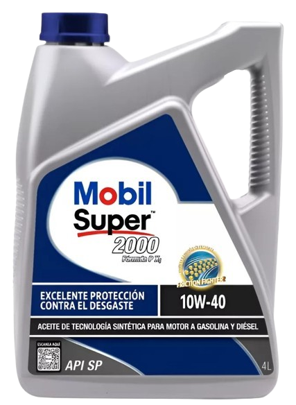 Aceite Mobil Super 2000 10W-40 Semisintético (4 Litros)