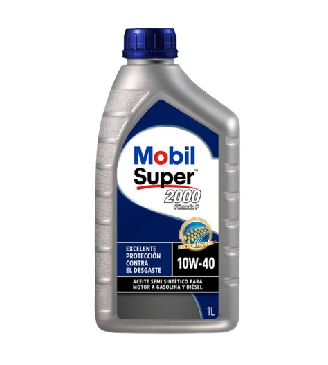 Aceite Mobil Super 2000 10W-40 Semisintético (1 Litro)