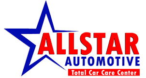 Red logo for "Demo Auto Repair" with wings, stars, and a circular design.