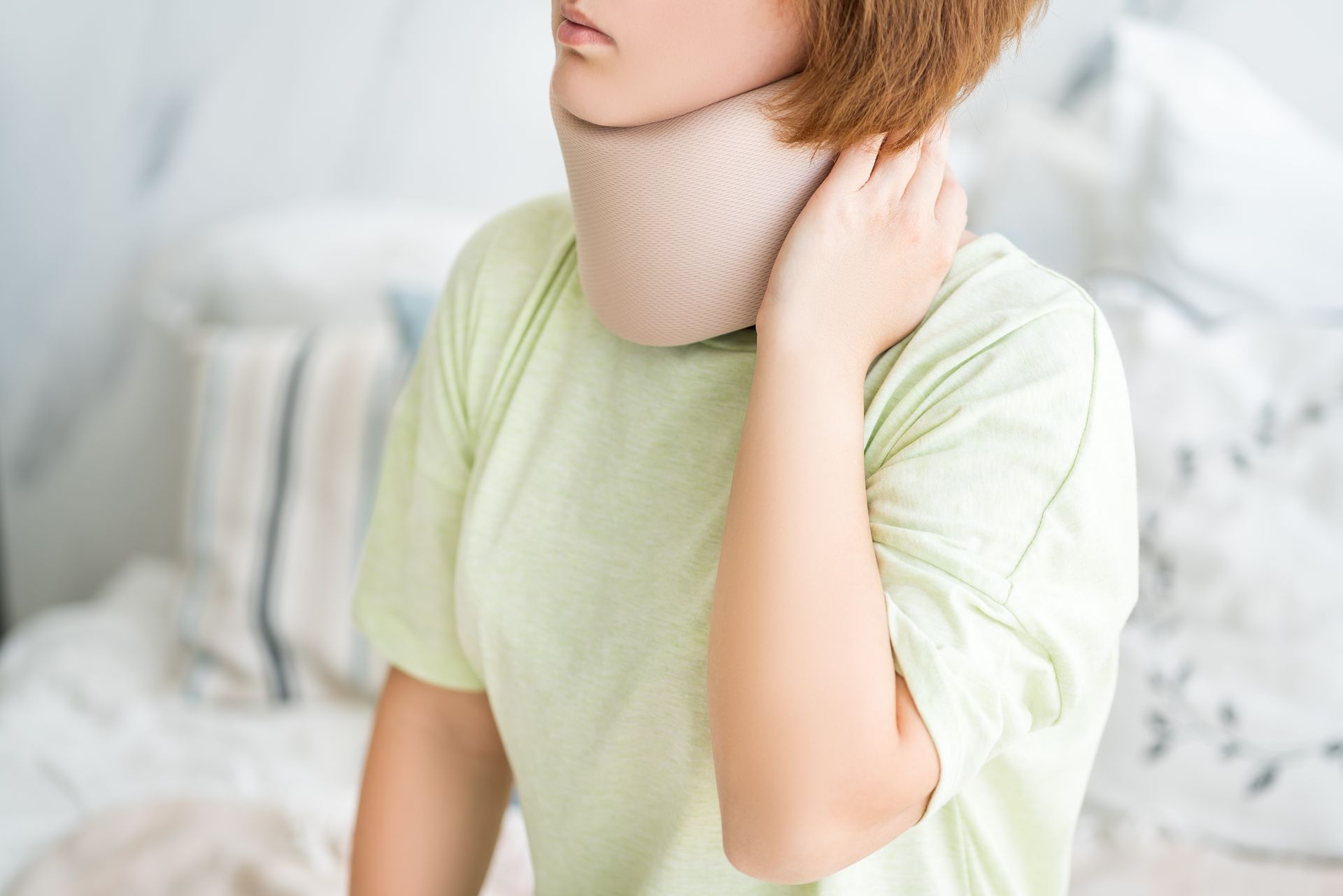 neck with Whiplash 