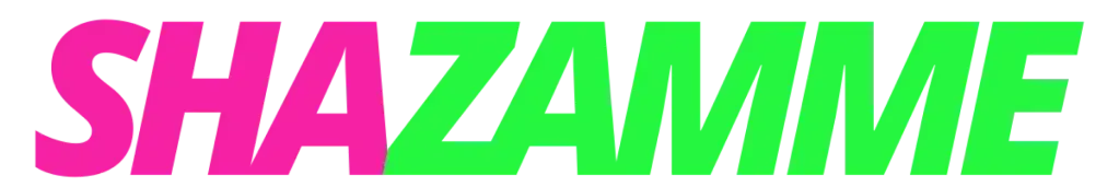 The Shazam logo; 