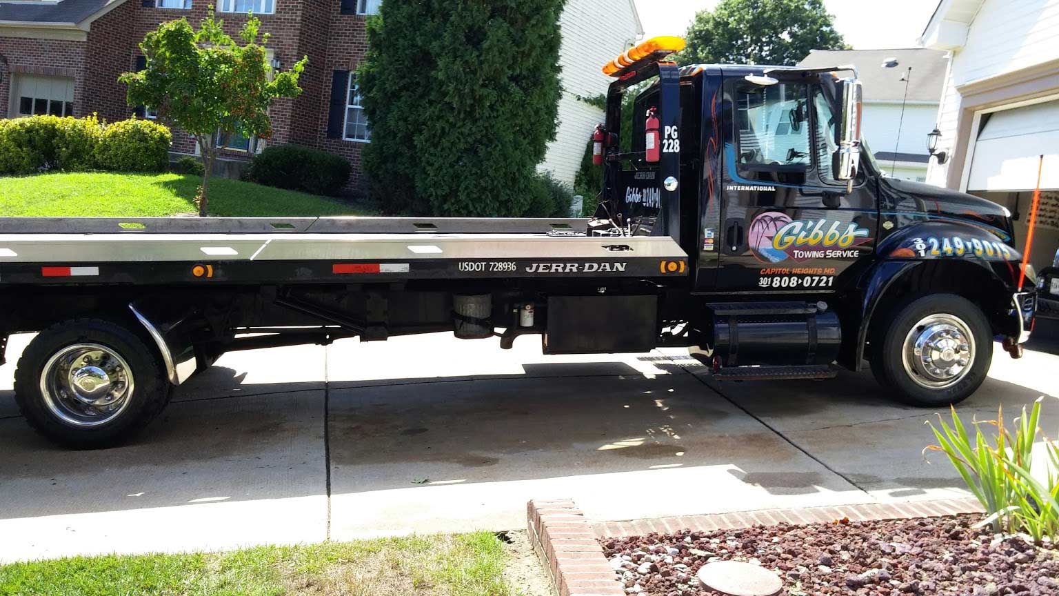 Flatbed Tow Truck — Capitol Heights, MD — Gibbs Towing Service