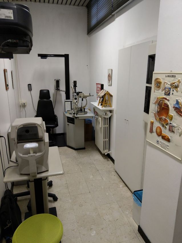sala per esame optometrico