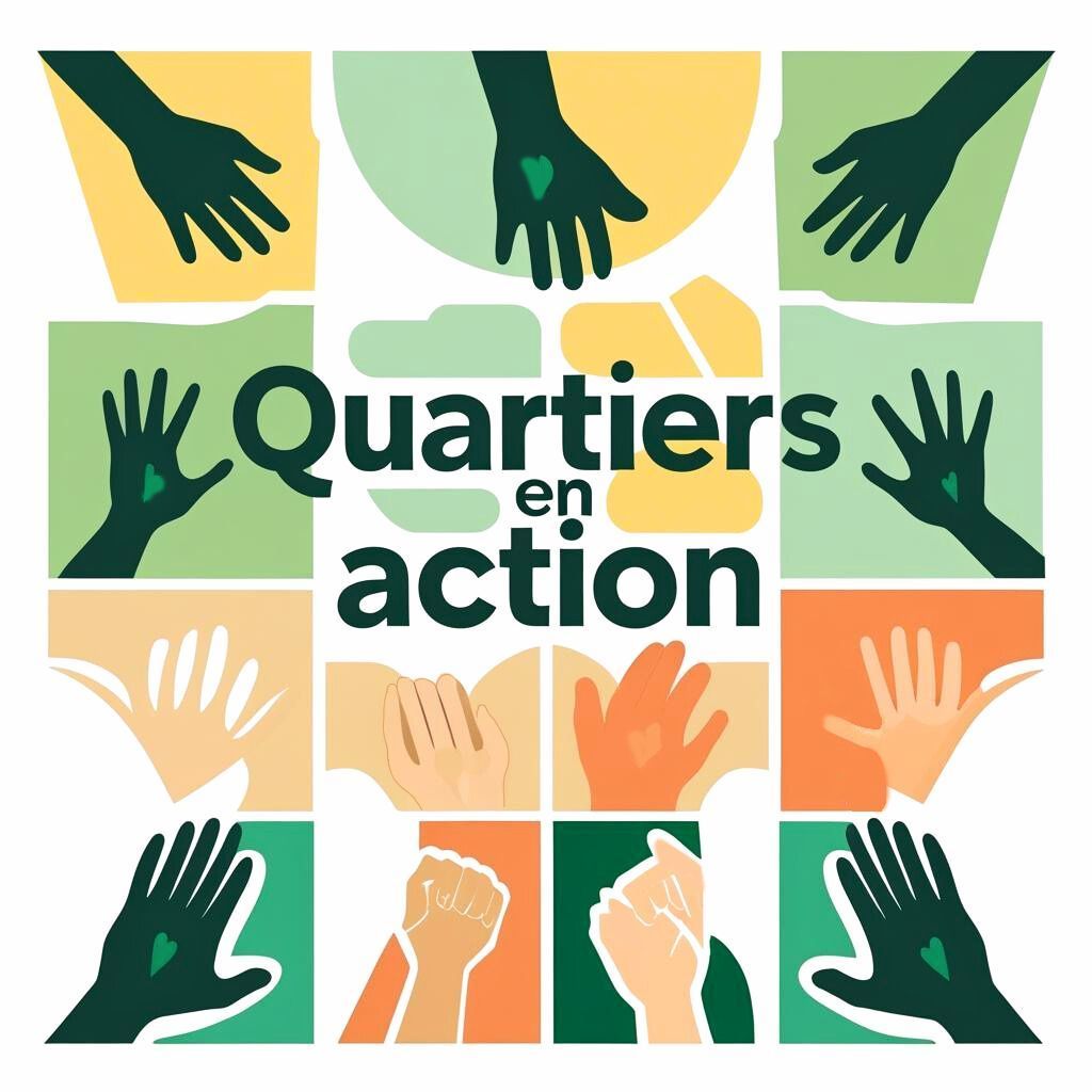 Quartiers en action Logo