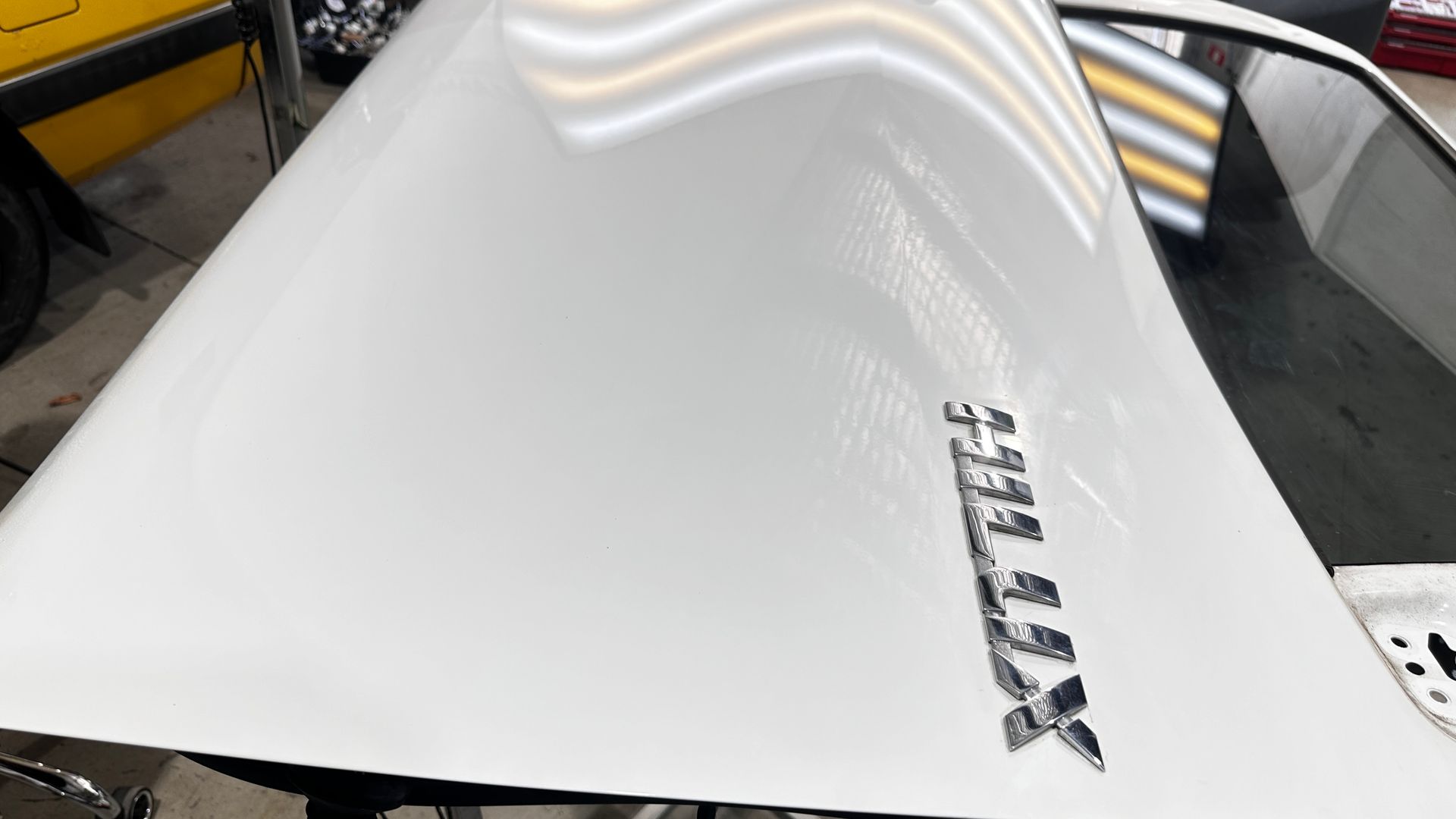 Hilux Door With A Fixed Dent — Dent Repair Specialist in Kunda Park, QLD