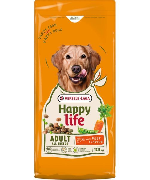 Happy Life Adult met Rund 12,5 kg