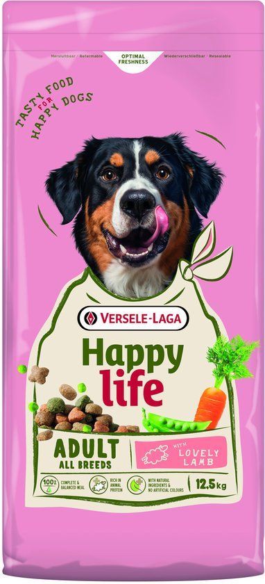 Happy Life Adult met Lam 12.5 kg