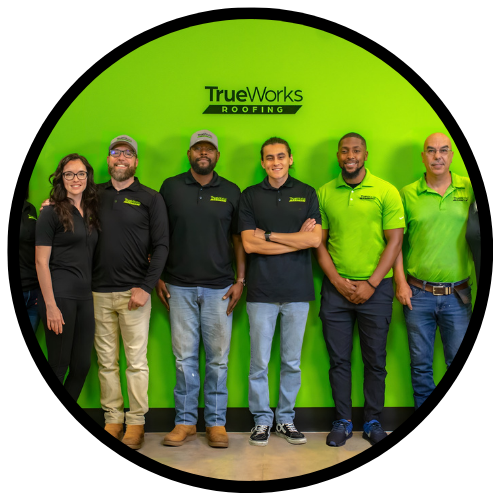 Experienced Trueworks professionals ready for residential roofing projects in Houston.