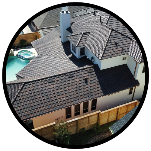 Houston residential roofing masterpiece completed by Truework Roofing Company