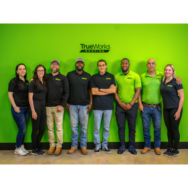 Experienced Trueworks professionals ready for residential roofing projects in Houston.