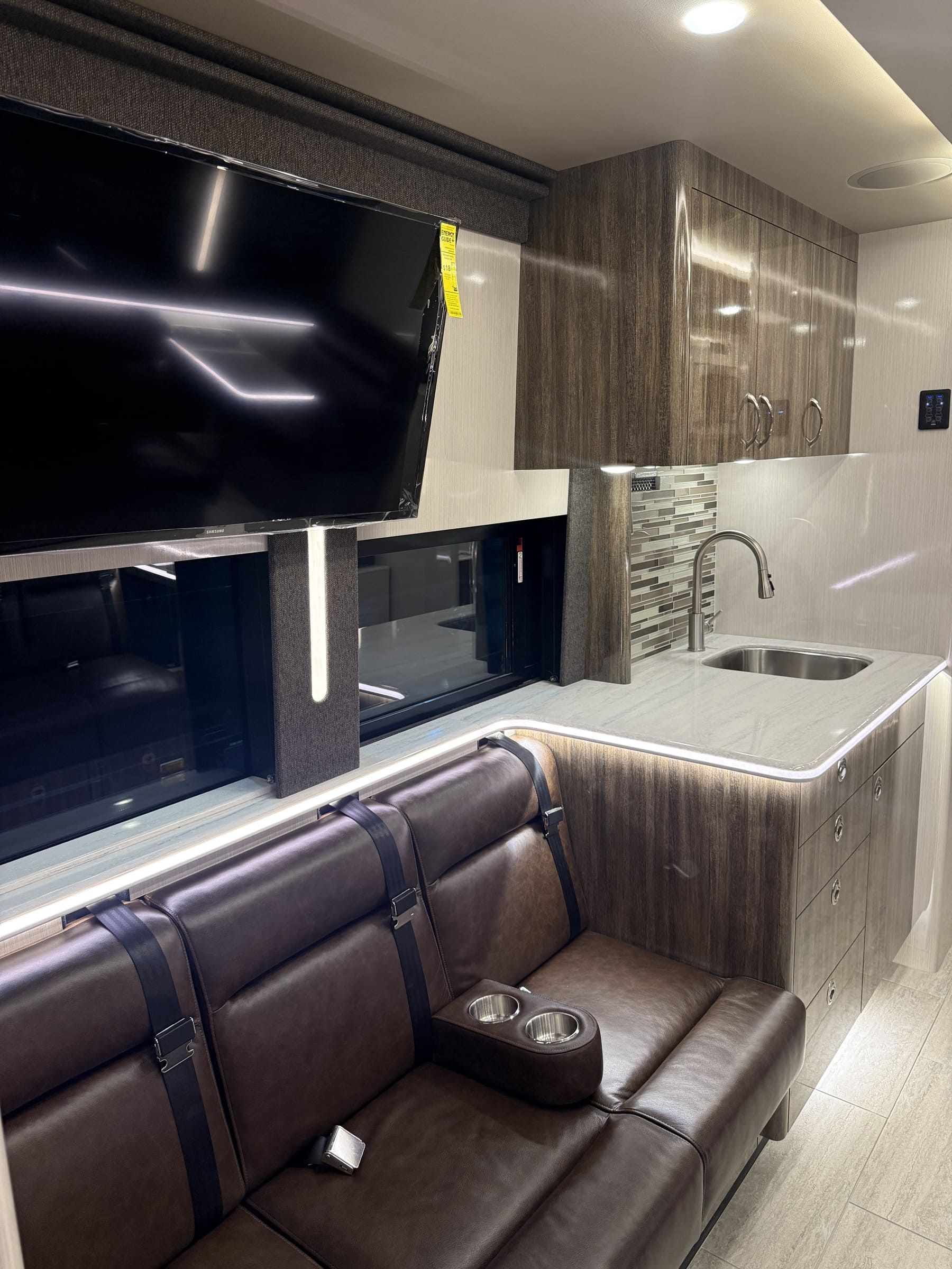 Motorhome with kitchen