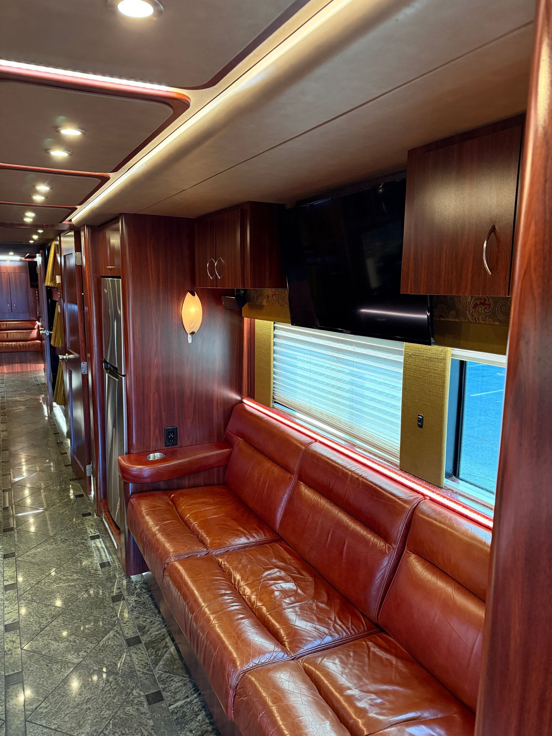 Coach 13’s climate-controlled living space with luxury finishes