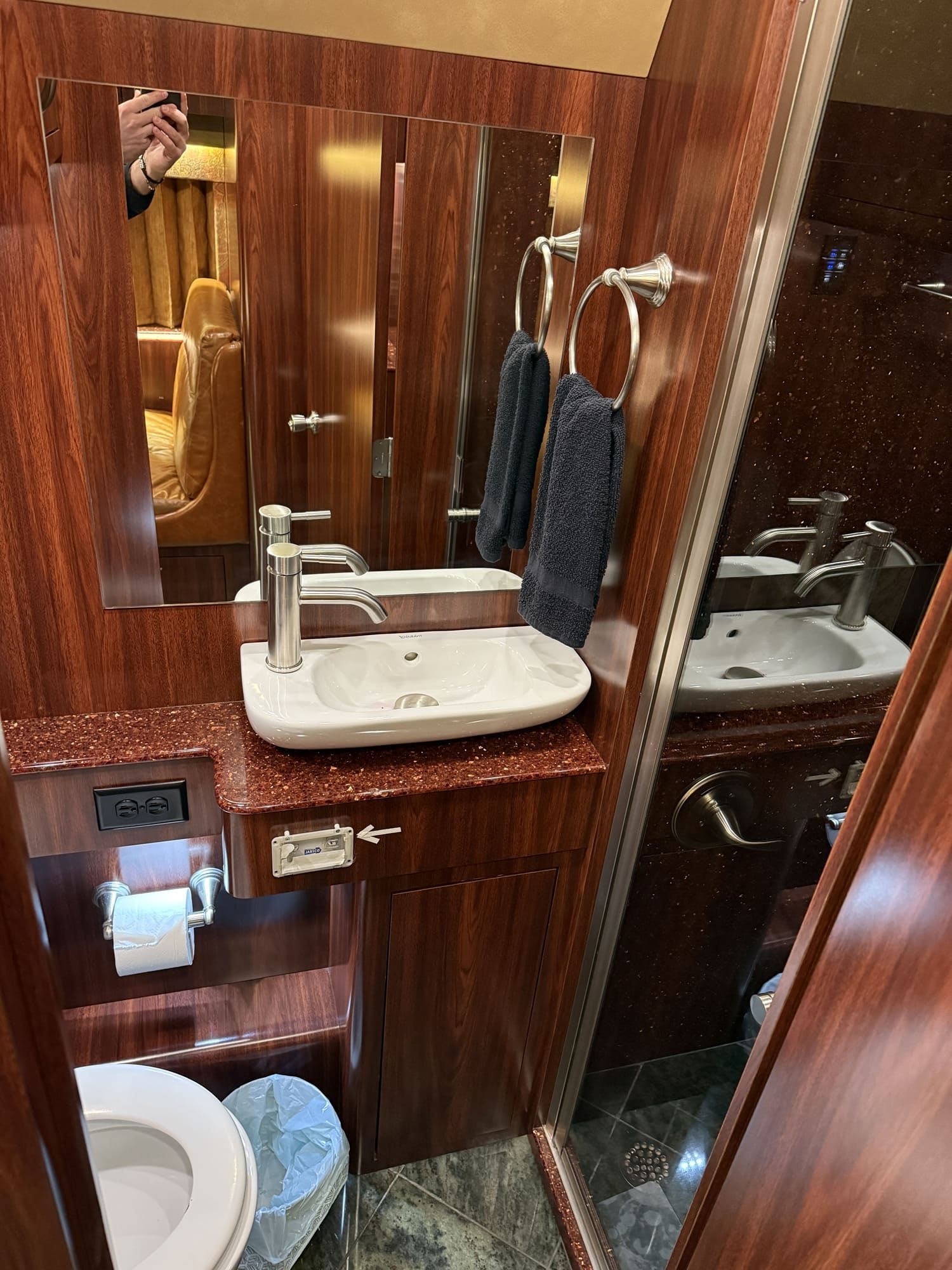 Comfortable bunk setup inside Coach 17, sleeps up to 12 passengers