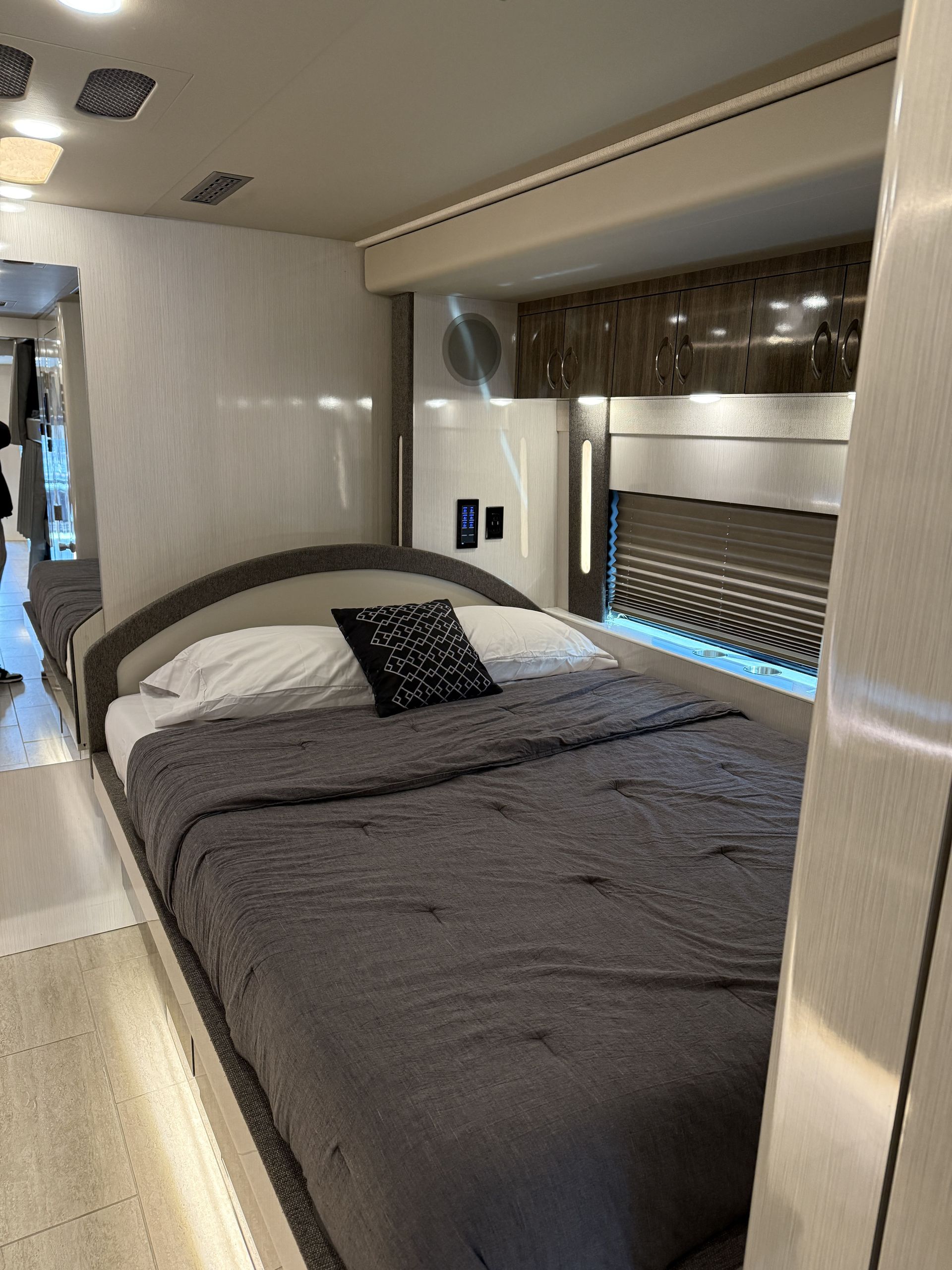 Entertainment system in luxury coach