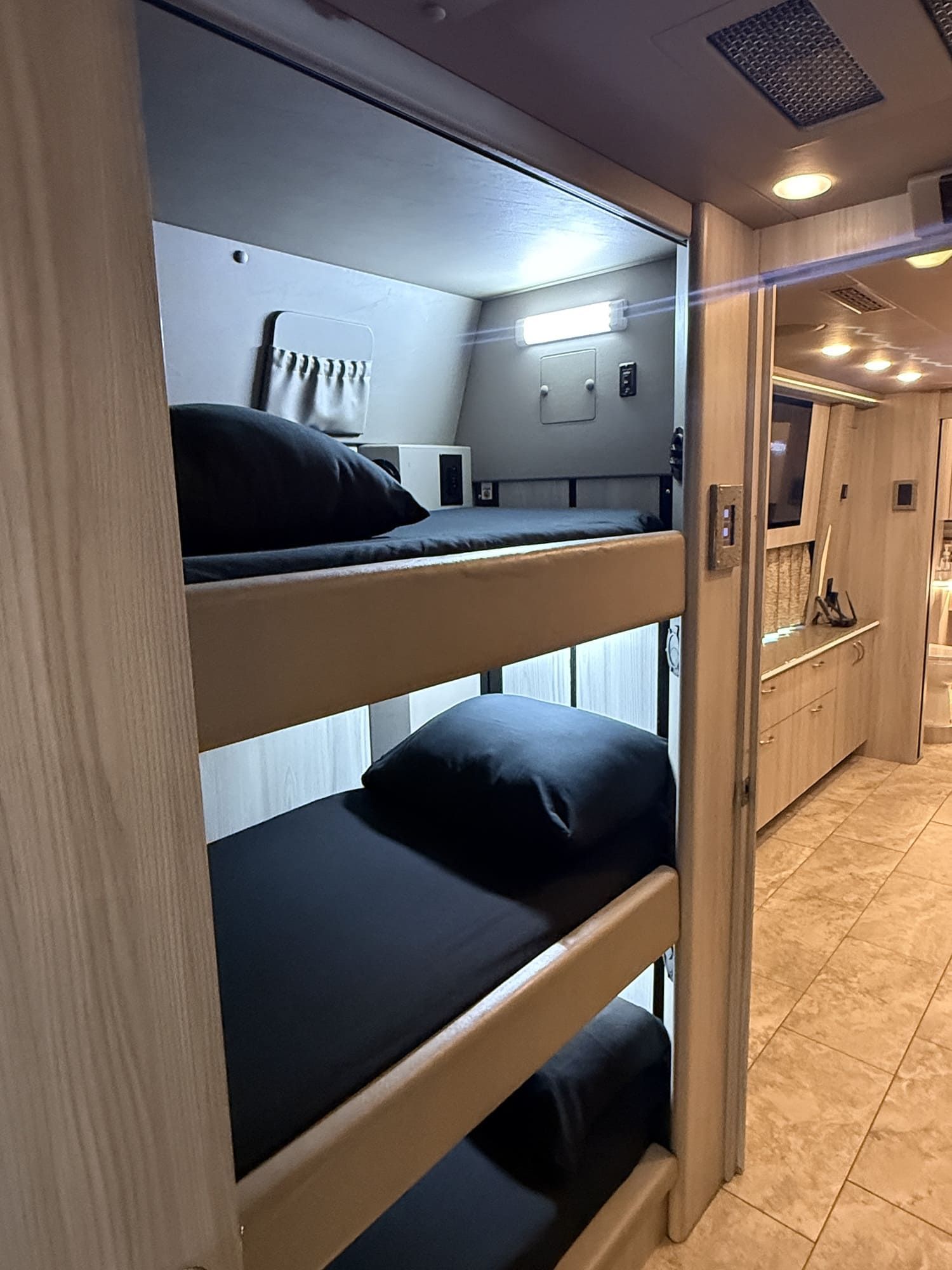 rear lounge with plush seating