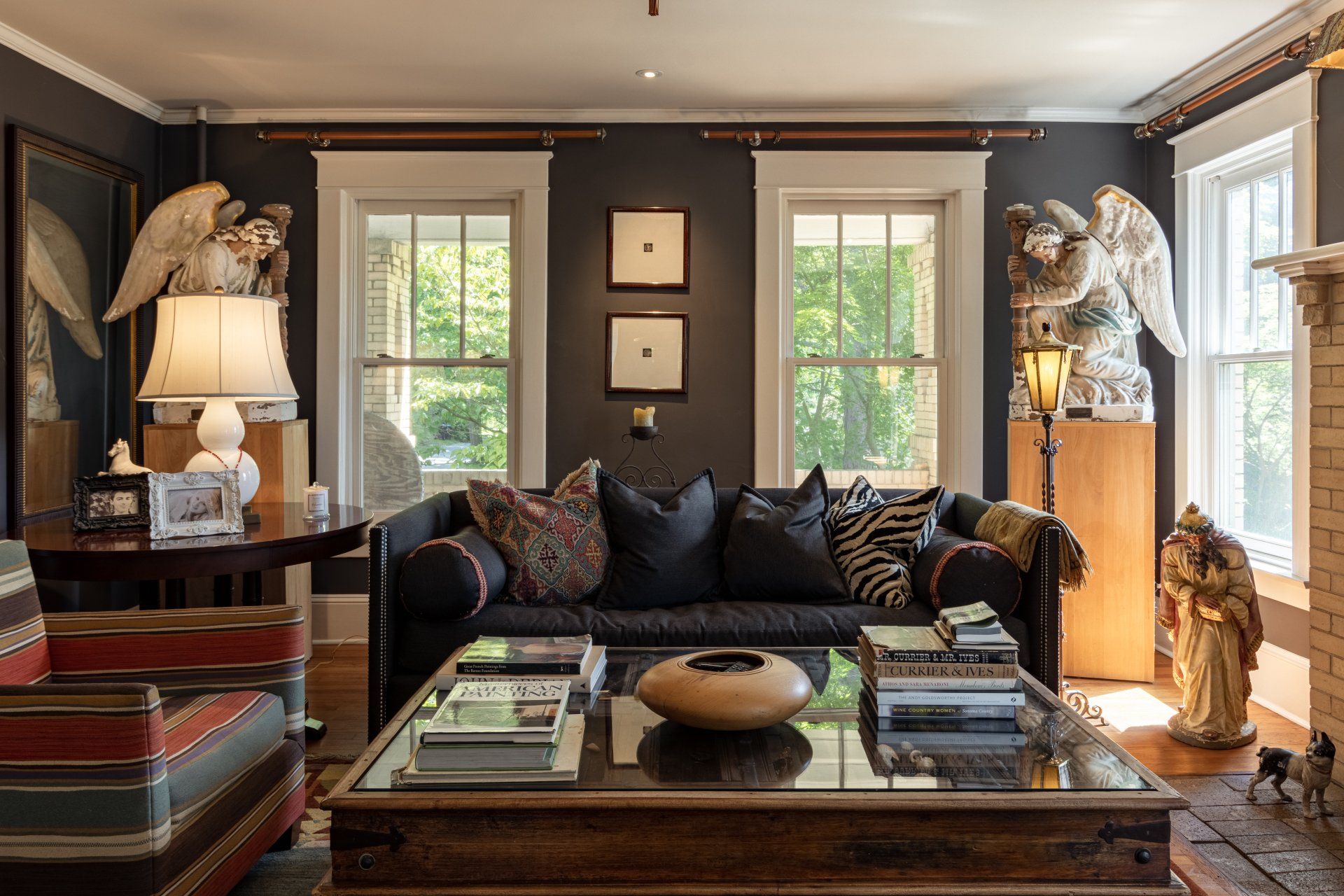 Living room comfortable interior design